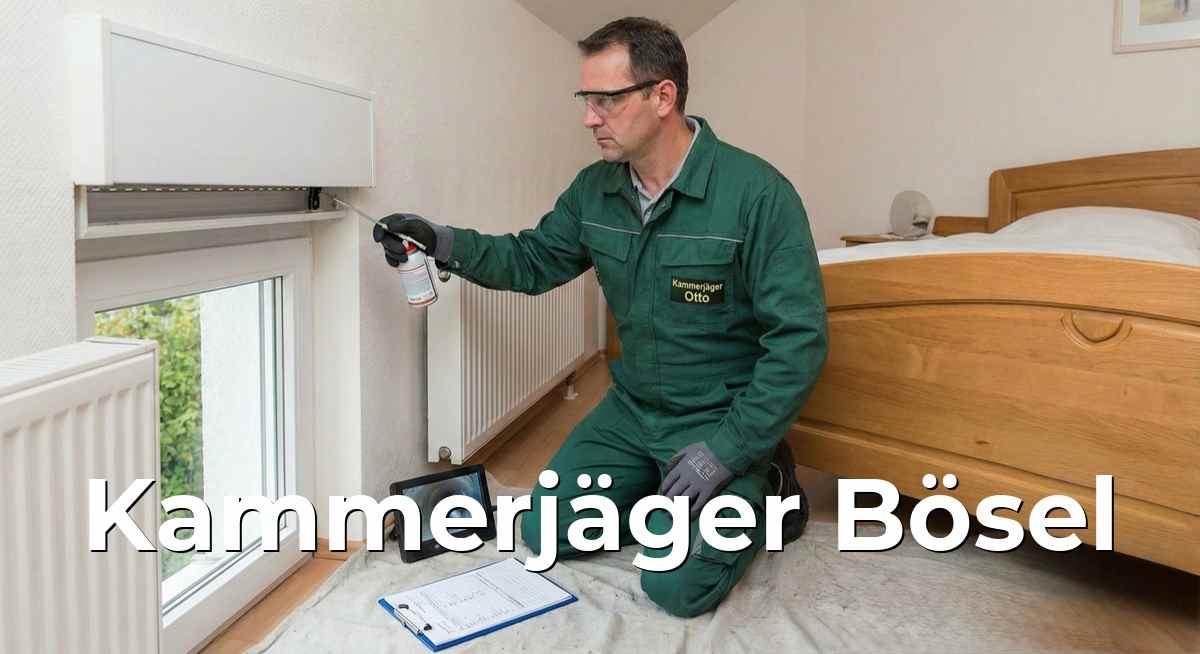 Kammerjäger Bösel Niedersachsen - Professionelle Schädlingsbekämpfung, Notdienst 24/7, zertifizierte Kammerjäger, Rattenbekämpfung, Mäusebekämpfung, Bettwanzenbekämpfung, Wespenbekämpfung, Kakerlakenbekämpfung, Ameisenbekämpfung