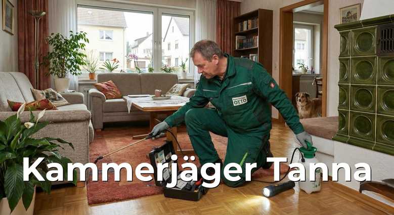 Kammerjäger Tanna Thüringen - Professionelle Schädlingsbekämpfung, Notdienst 24/7, zertifizierte Kammerjäger, Rattenbekämpfung, Mäusebekämpfung, Bettwanzenbekämpfung, Wespenbekämpfung, Kakerlakenbekämpfung, Ameisenbekämpfung
