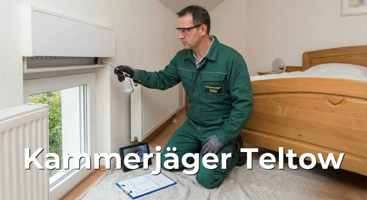 Kammerjäger Teltow Brandenburg - Professionelle Schädlingsbekämpfung, Notdienst 24/7, zertifizierte Kammerjäger, Rattenbekämpfung, Mäusebekämpfung, Bettwanzenbekämpfung, Wespenbekämpfung, Kakerlakenbekämpfung, Ameisenbekämpfung