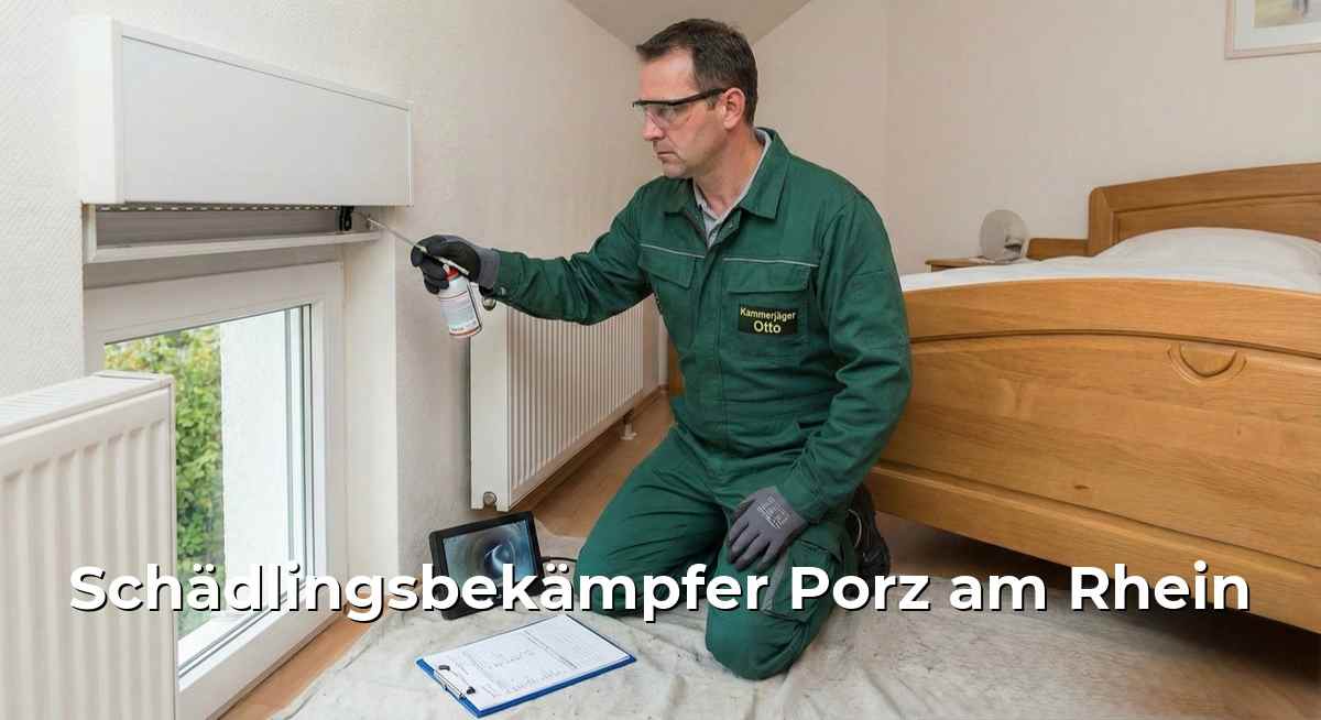 Schädlingsbekämpfer Porz am Rhein Nordrhein-Westfalen - Zertifizierte Schädlingsbekämpfer, professionelle Kammerjäger, nachhaltige Schädlingsbekämpfung, umweltfreundliche Bekämpfung, Experten für Schädlingsbekämpfung, Kammerjäger Service