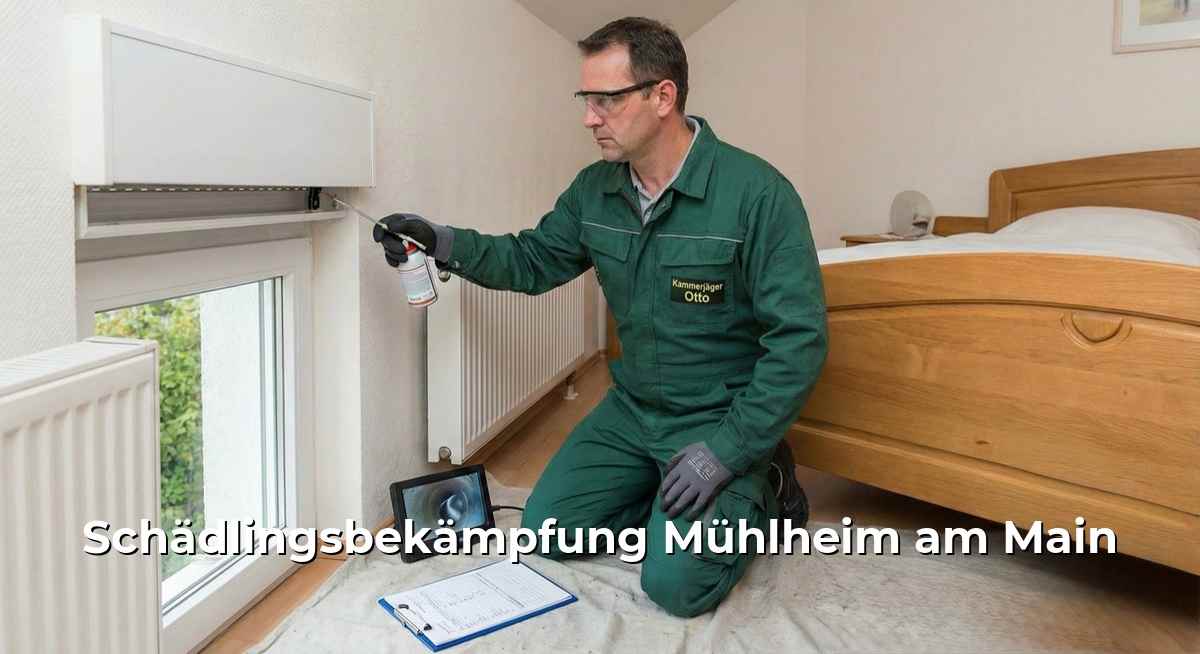 Schädlingsbekämpfung Mühlheim am Main Hessen - Professionelle Schädlingsbekämpfung, Ratten bekämpfen, Mäuse bekämpfen, Bettwanzen bekämpfen, Wespen bekämpfen, Kakerlaken bekämpfen, Ameisen bekämpfen, Motten bekämpfen, Flöhe bekämpfen